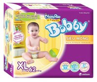 Bỉm Bobby tã dán XL62