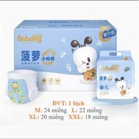 Bỉm Bobdog Dứa quần (hàng Nội địa) M24/L22/XL20/XXL18 miếng