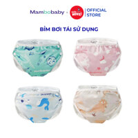 Bỉm bơi cho bé tái sử dụng Mambobaby, chống thấm 3 lớp, chống tràn, điều chỉnh độ rộng
