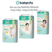 ☍⊕Bỉm cao cấp PAMPERS PREMIUM siêu cộng miếng hàng nội địa Nhật đủ size dán NB90/S82/M68/L54, quần M66/L52/XL48