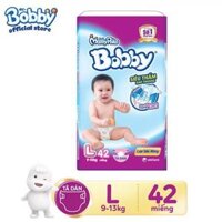 Bỉm dán Bobby size L42 miếng