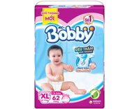 Bỉm dán Bobby XL62 (12-17kg)