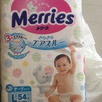 Bỉm dán Merries L54 nội địa Nhật