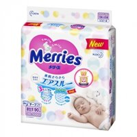 Bỉm dán Merries New born 90 miếng