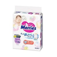 Bỉm dán Merries Newborn SS 68(new)