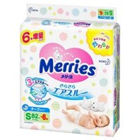 Bỉm dán Merries S 82 + 6 miếng