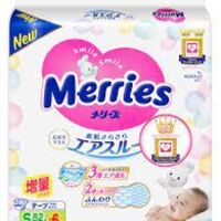 Bỉm Dán Merries S82+6( 4-8kg )