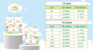 Bỉm dán Momo Rabbit M44