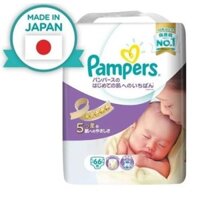 Bỉm dán – Tã dán Pampers nội địa nhật cao cấp NB66/S60/M48/L40