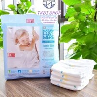 Bỉm dán/quần NATURE LOVE MERE nội địa Hàn Quốc Super Slim/Long Night size S26/M24/L22/XL20/XXL18, bỉm bơi L3/XL3.