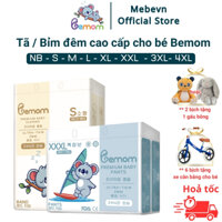 Bỉm đêm cho bé, Tã/Bỉm đêm BEMOM ,Tã đêm bemom,Bỉm đêm bemom Hàn Quốc Đủ Size từ NB - 4XL siêu mỏng