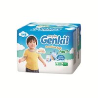 Bỉm Genki Premium Soft L30 dạng quần