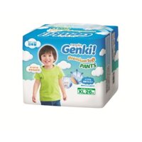 Bỉm Genki Premium Soft XL26 dạng quần