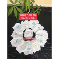 [Bỉm giá rẻ ]Bỉm quần Hipgig A 100 miếng 100M/100L/100XL/ 100XXL