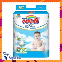 Bỉm Goon Premium dán size M60 ( cho bé từ 7 - 12 kg)