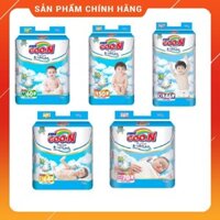 bỉm goon premium quần/dán size NB70/S64/M60/M56/L50/L46/XL46/XL42/XXL36