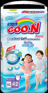 Bỉm Goo.N quần XL42 (Mới)