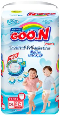 Bỉm Goo.N quần XXL34 (Mới)