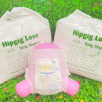 Bỉm hipgig 100 miếng quần cao cấp đủ size M tới 3Xl, Tả em bé từ 5-25kg