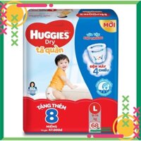 BỈM HUGGIES - CỘNG MIẾNG- TÃ QUẦN VÀ DÁN M74 /L68/XL62/XXL56