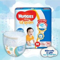 BỈM HUGGIES ĐỆM MÂY SIZE M DÁN QUẦN DATE XA, NB S TRÀM TRÀ