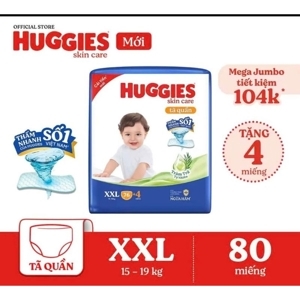 Tã dán Huggies Dry M80 (dành cho trẻ từ 5-10kg)