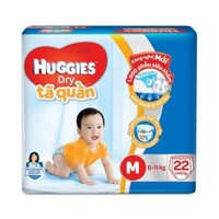 Bỉm Huggies M quần kcap 22 miếng