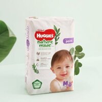 Bỉm Huggies Platinum Nature Made Size M quần 58 miếng