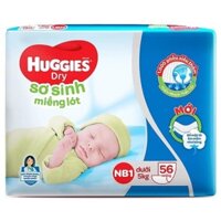 Bỉm Huggies size NB1 - 56 miếng (Cho trẻ dưới 5kg)