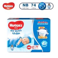 Bỉm Huggies tã dán Sơ sinh NB 74 miếng