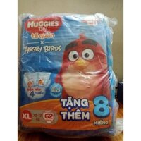 bỉm Huggies tã quần Xl 62+8