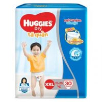 Bỉm Hugies XXL30 +4 miếng cho bé 15–25kg