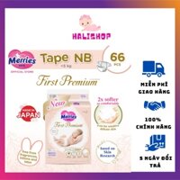 Bỉm Merries First Premium  Tã Dán Merries First Premium Nội Địa Nhật~ Size Dán/Quần NB66/S60/M48/L36/XL32 ,