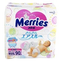 Bỉm Merries Newborn 90 Miếng Siêu Mềm, Siêu Thoáng Mát