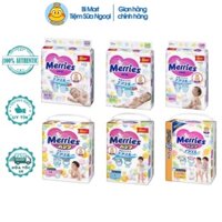 Bỉm Merries Nội Địa Nhật, Bỉm Dán Quần merries Nội Địa thêm miếng S88/M68/L58/L50/XL44/XXL28 siêu thấm hút cho bé