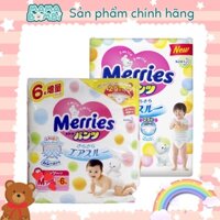 Bỉm Merries Nội địa Nhật - Tã quần Merries Jumbo thêm miếng size M74 / L56 / XL50