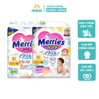 Bỉm Merries nội địa Nhật thấm hút tốt