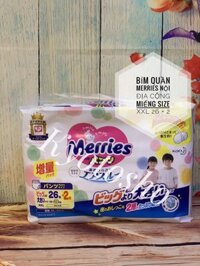 Bỉm Merries quần XXL26+2 New