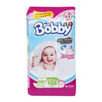 Bỉm - Miếng lót sơ sinh Bobby Fresh size Newborn 1 -  108 miếng (Dưới 1 tháng)