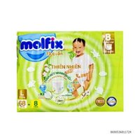 Bỉm Molfix quần L68+8