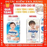 Bỉm Moony dán/ quần nội địa Nhật các size Nb90/S84/M64/M58/L54/L44/XL38/XXL26