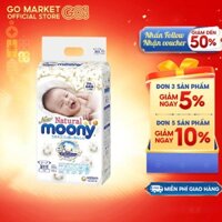 Bỉm Moony Natural - Tã Dán/ Quần Moony Nhật Đủ Size NB90/ S70/ M64/ L54/ XL44/ M58/ L44/ XL38/ XXL26