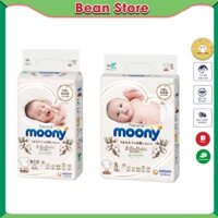 Bỉm Moony Natural trắng nội địa cao cấp đủ size cho bé