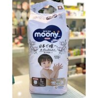 Bỉm Moony Natural trắng nội địa Nhật quần/dán size NB62/S58/M46/L36/XL32