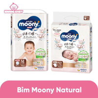 Bỉm Moony Nature trắng Nhật Bản Newborn