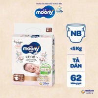 BỈM MOONY TRẮNG NATUREL NỘI ĐỊA ĐỦ SIZE NB62/S58/M46/L36/Xl32