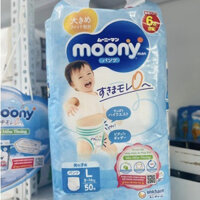 Bỉm Moony/Tã Dán Newborn NB90 , S84 , M64 , L54  , XL44 / Tã Quần M58 , L44 , XL38 , XXL26