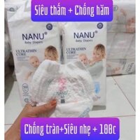 Bỉm Nanu Baby chất lượng cao tã quần size M>XXXL 1 bịch 50 miếng