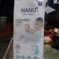 Bỉm NANU Baby Diapers M50, L50, XL50, XXL50,XXXL50