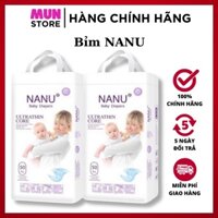 Bỉm NaNu Baby Untralthin, Tã Nanu Baby Xuất Nhật Dán-Quần Đủ Size S50-M50-M50-L50-XL50-XXL50-XXXL50